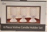 6 Piece Votive Candle Holder Set