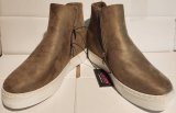 Chelsea Boot w/ Zipper Brown Size 7