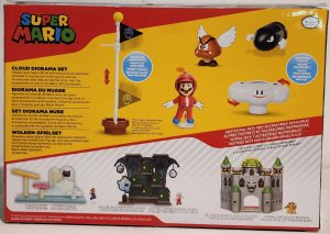 Nintendo Super Mario World Cloud Diorama Action Figure Set (9")