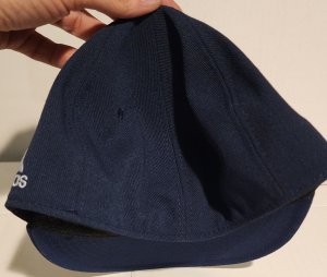 Adidas Fitted Hat Size S/M Dark Blue