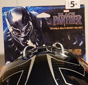 Bell Marvel Black Panther 3D Hero Multi-Sport Helmet, Child 5+ (50-54cm)