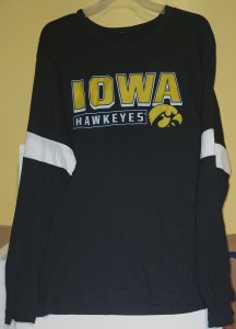 NCAA Iowa Hawkeyes Long Sleeve TShirt Size L