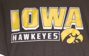 NCAA Iowa Hawkeyes Long Sleeve TShirt Size L