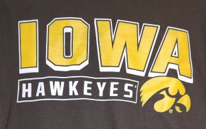 NCAA Iowa Hawkeyes Long Sleeve TShirt Size S