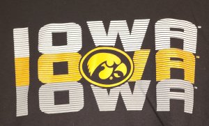 NCAA Iowa Hawkeyes Long Sleeve TShirt Size 2XL