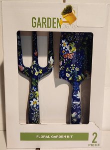 Metal Floral Garden Kit Blue