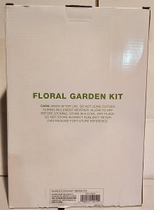 Metal Floral Garden Kit Blue