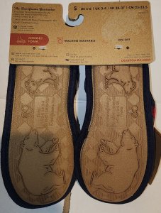 Dearfoams Cozy Comfort Women's Mama Bear Clog Slippers Size Small (5-6)